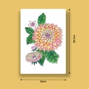 Radiant Dahlia | A4 Wall Poster
