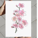 Cherry Blossom Delight | A4 Wall Poster