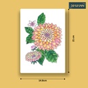 Dahlia | A5 Table Poster | Only Print