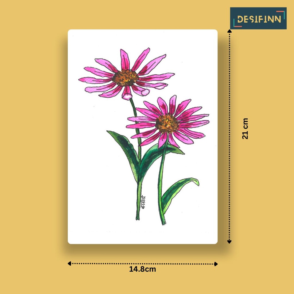 Echinacea | A5 Table Poster | Only Print