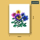 Ravali's Multi Color | A5 Table Poster | Only Print