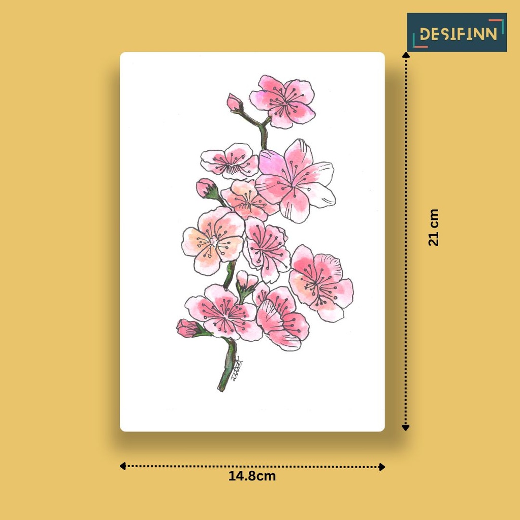 Cherry Blossom | A5 Table Poster | Only Print
