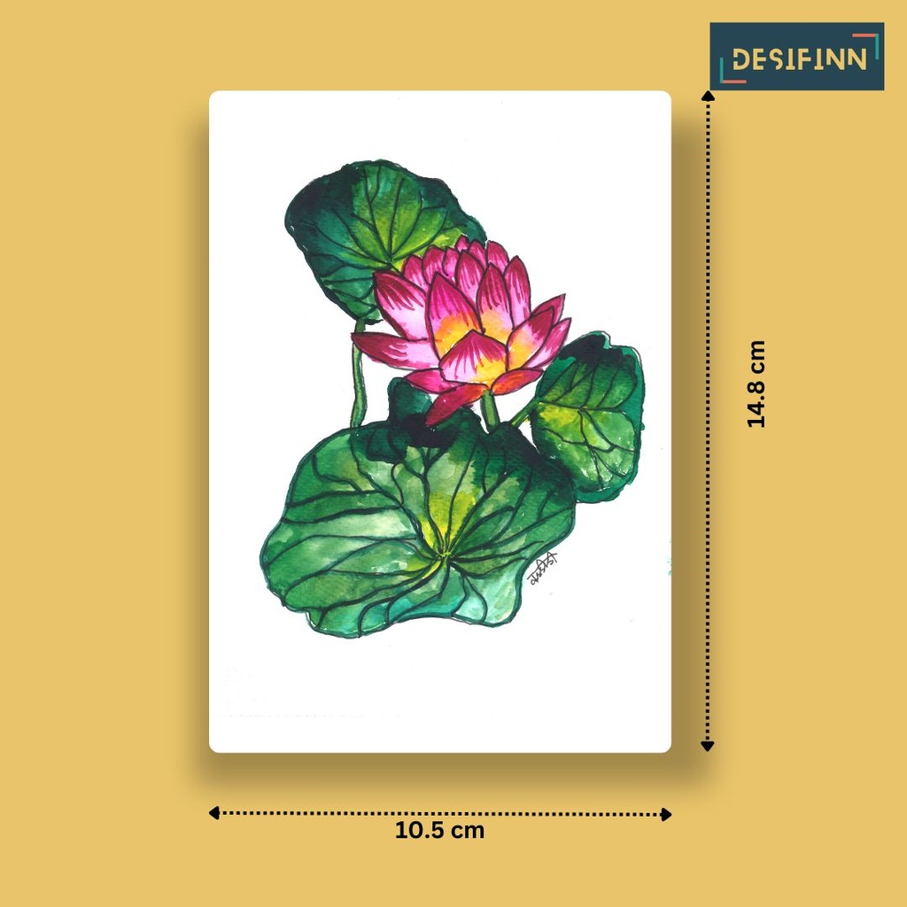 Nelumbonaceae | A6 Card | Only Print