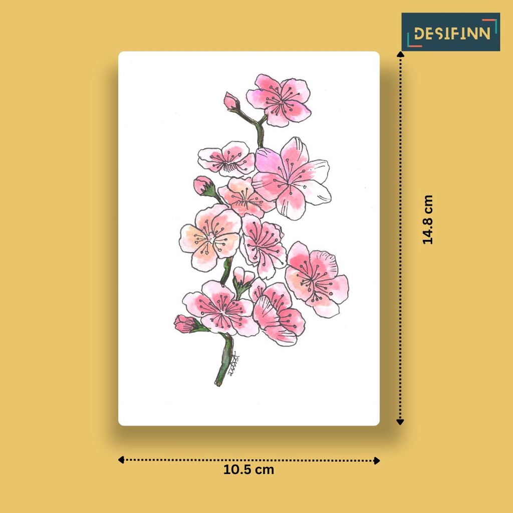 Cherry Blossom | A6 Card | Only Print