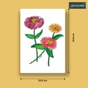 Zinnia | A6 Card | Only Print