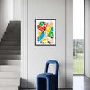 Dance of Bold Colors | 60 cm x 45 cm x 0.1 cm | Original Art on Rolled Canvas