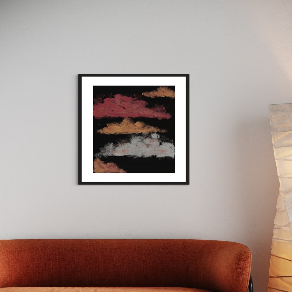 Echoes in the Mercury Mist | 60 cm x 45 cm x 0.1 cm | Original Art on Rolled Canvas