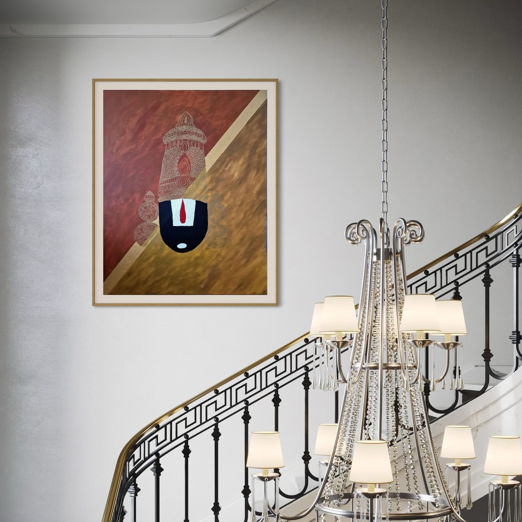 Vaddikasula vadu | 150 cm x 120 cm x 2 cm | Original Art on Rolled Canvas