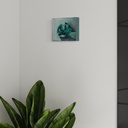 Echoes of Emerald Brilliance | 15 cm x 15 cm x 3 cm | Original Art on Stretched Canvas