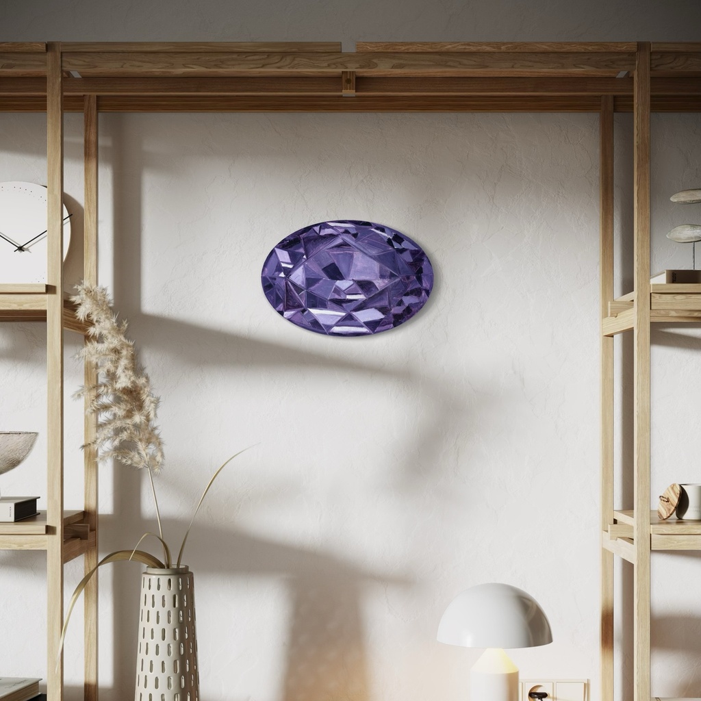 The Regal Purple Shine | 30 cm x 20 cm x 2 cm | Original Art on Stretched Canvas