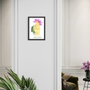 Yoga Mudra - Vayu Mudra | 30 cm x 21 cm x 0.1 cm | A4 Wallposter on HQ Art Paper