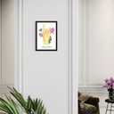 Yoga Mudra - Apana Mudra | 30 cm x 21 cm x 0.1 cm | A4 Wallposter on HQ Art Paper