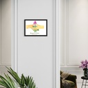 Yoga Mudra - Dhyana Mudra | 30 cm x 21 cm x 0.1 cm | A4 Wallposter on HQ Art Paper