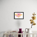 Yoga Mudra - Yoni Mudra | 14.8 cm x 10.5 cm x 0.1 cm | A6 Print on HQ Art Paper