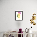 Yoga Mudra - Vayu Mudra | 14.8 cm x 10.5 cm x 0.1 cm | A6 Print on HQ Art Paper