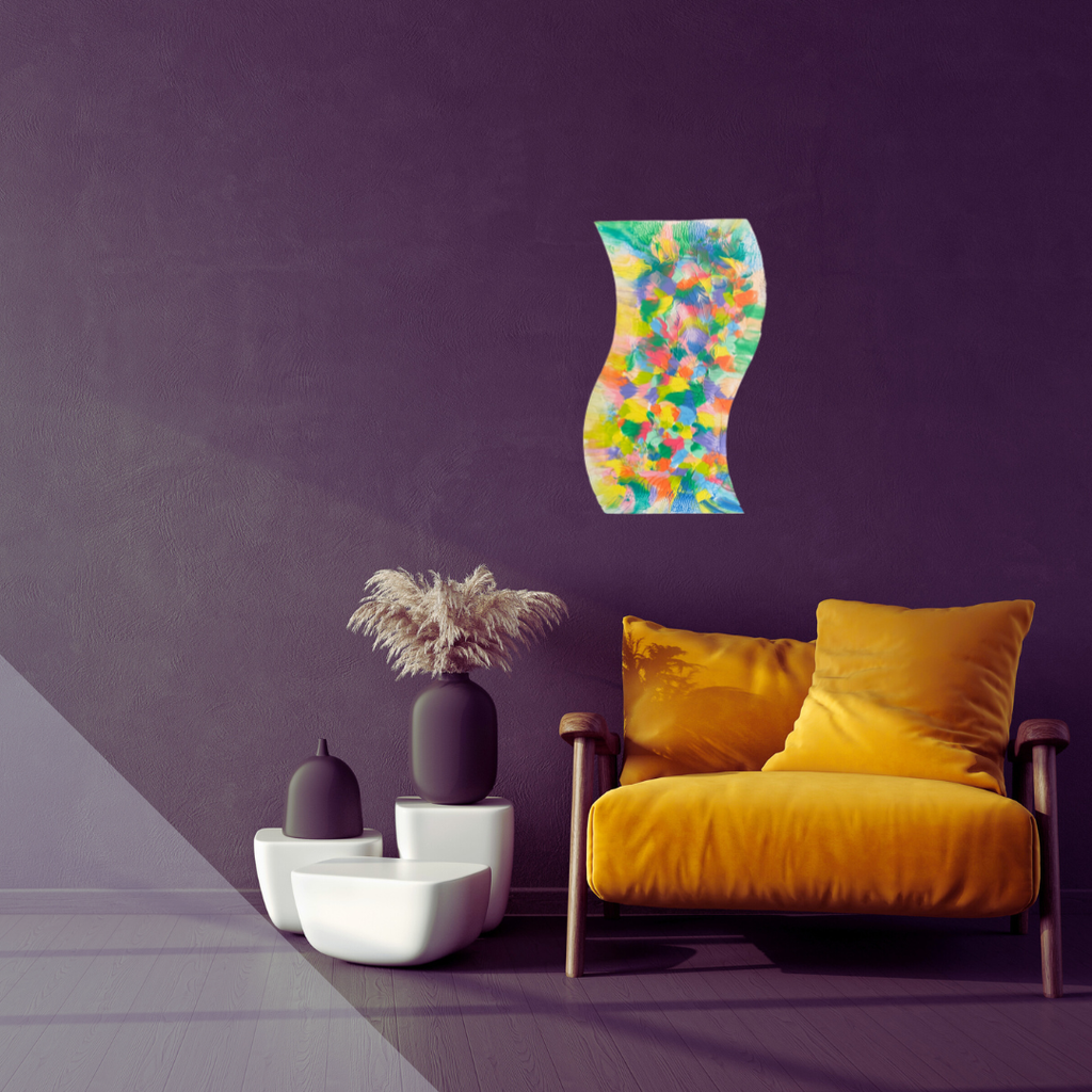 Fragments of a Shifting Dream - I | 40 cm x 25 cm x 2 cm | Original Art on Stretched Canvas