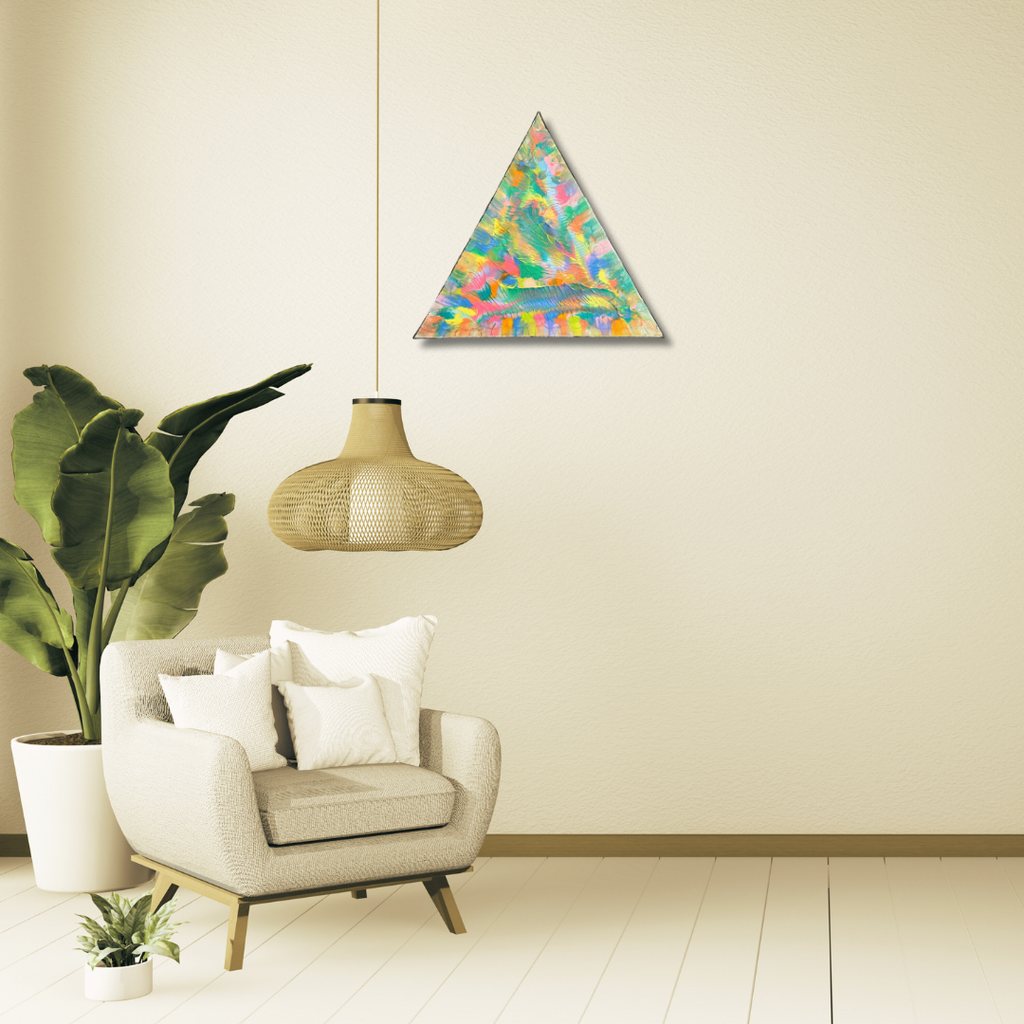 Prism of Infinite Colors - Beta | 40 cm x 40 cm x 2 cm | Original Art on Stretched Canvas