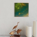 Mystic Depths of Serenity | 30 cm x 30 cm x 2 cm | Original Art on Stretched Canvas