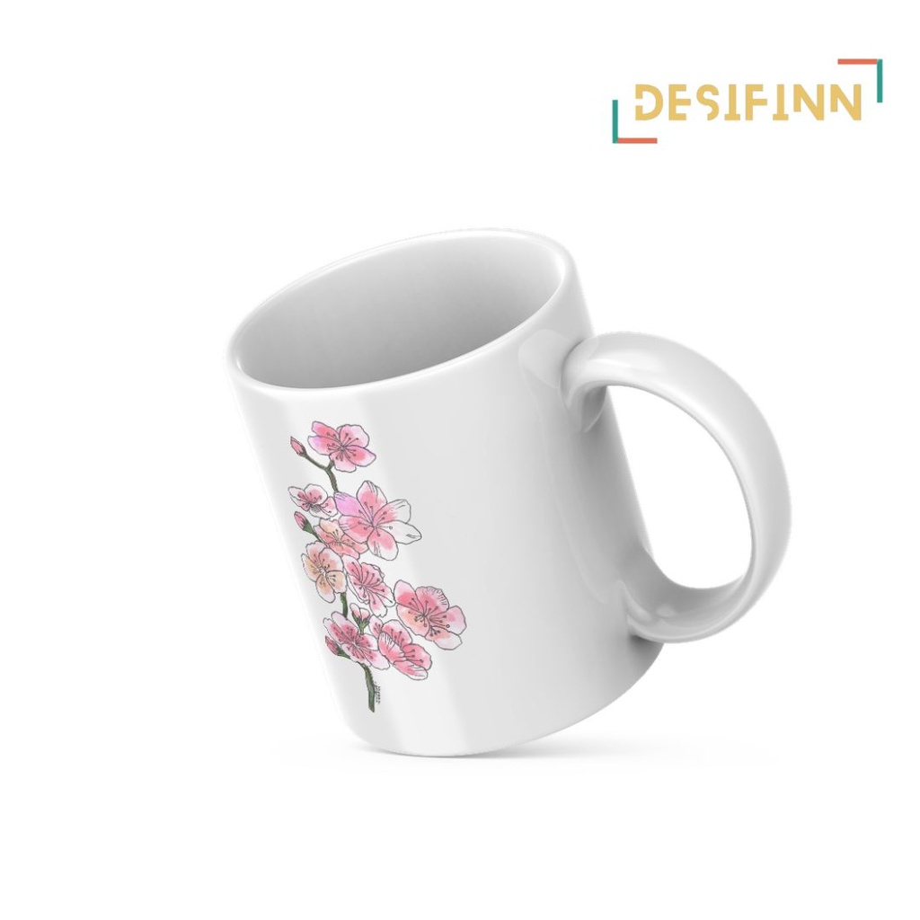 Prunus-Serrulata | Floral Printed Mug
