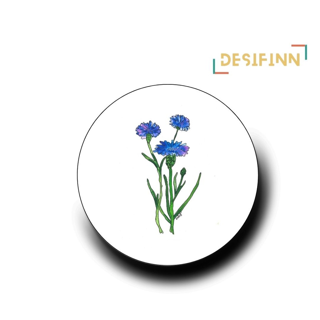 Blue Blossom | Floral Coaster