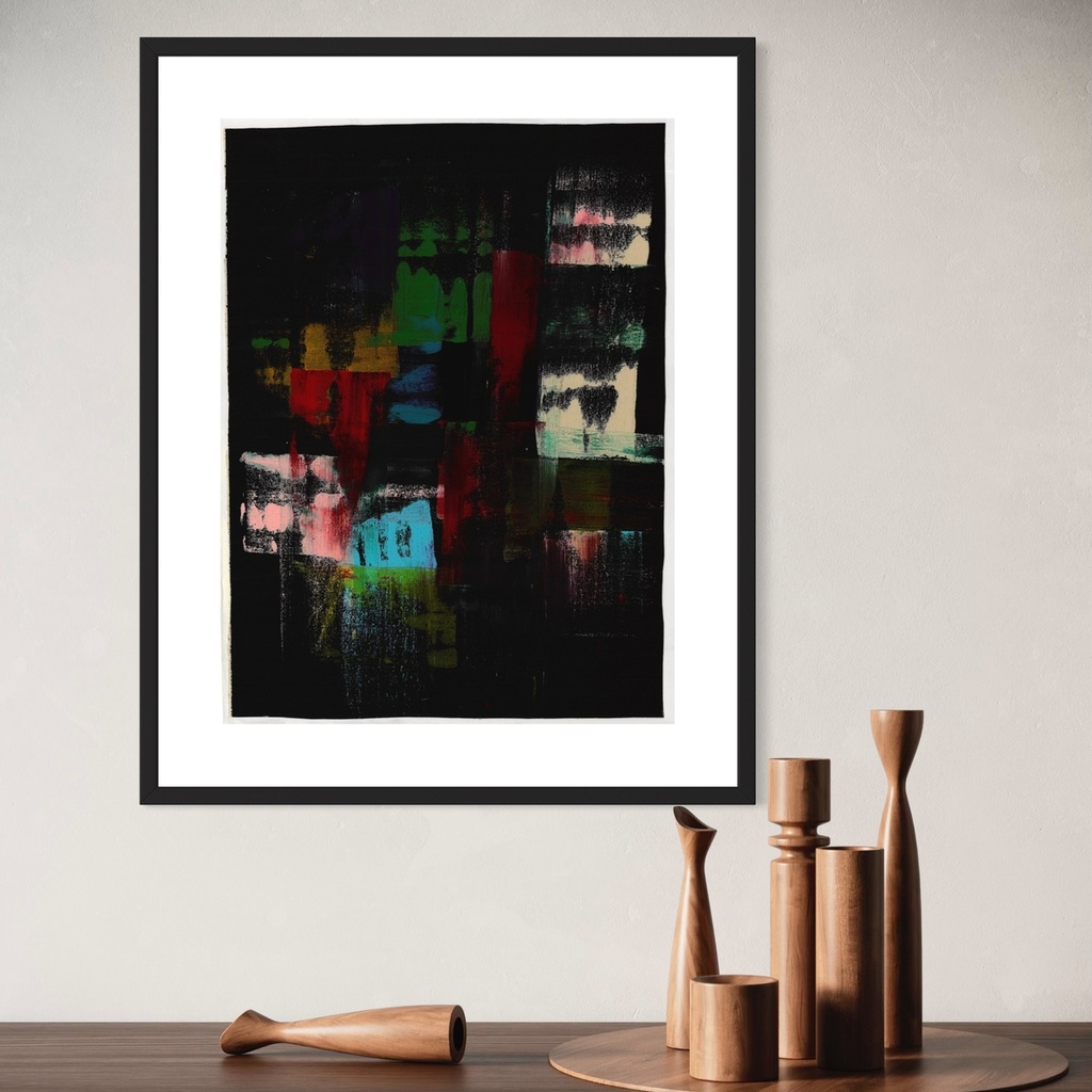 Depths of Silent Echoes | 60 cm x 45 cm x 0.1 cm | Original Art on Rolled Canvas