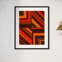 Amber Ascent: Rising Through Golden Light | 60 cm x 45 cm x 0.1 cm | Original Art on Rolled Canvas