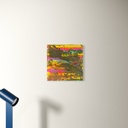 Alchemy of Light and Chaos | 15 cm x 15 cm x 4 cm | Original Art on Stretched Canvas