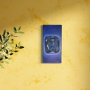 Celestial Facets of Sapphire | 40 cm x 20 cm x 2 cm | Original Art on Stretched Canvas