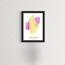 Yoga Mudra - Gyan Mudra | 14.8 cm x 10.5 cm x 0.1 cm | A6 Print on HQ Art Paper