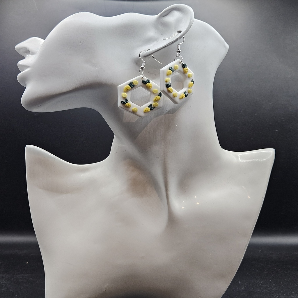Citrondrip |  Polymer Clay | Handmade | Women's Earrings