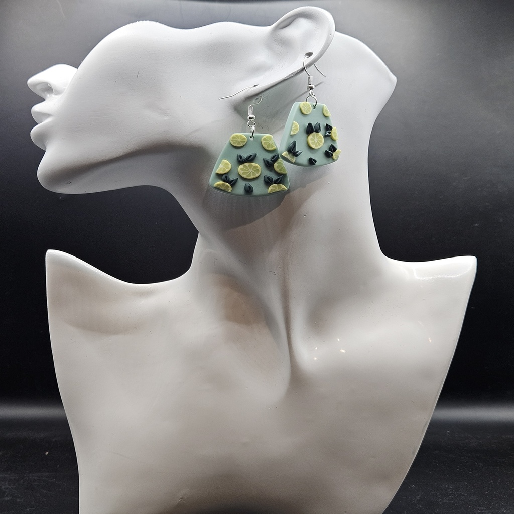 Limonique |  Polymer Clay | Handmade | Women's Earrings