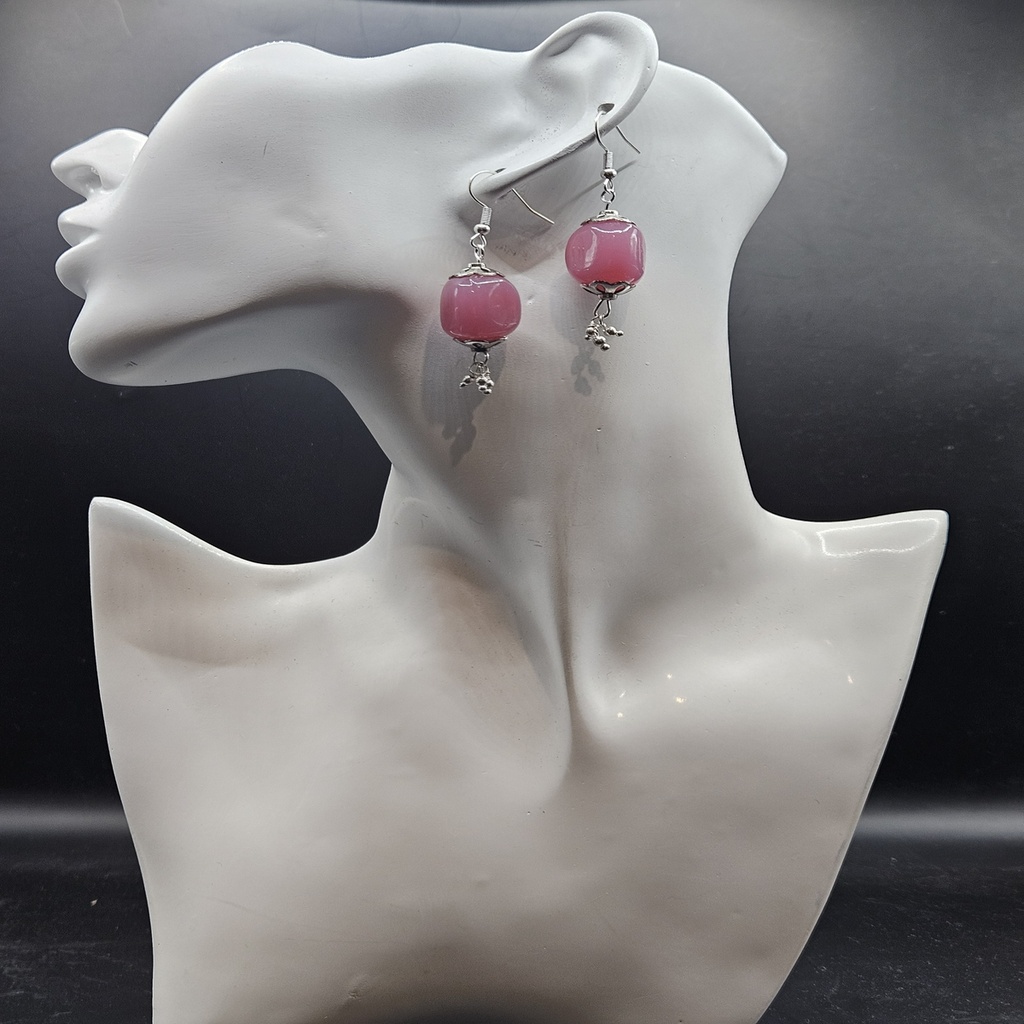 Roselle | Bead Earrings