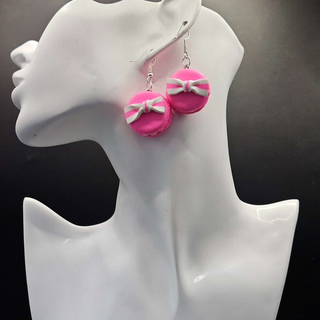 PinkMacaron | Polymerclay | Handmade | Women's Earrings
