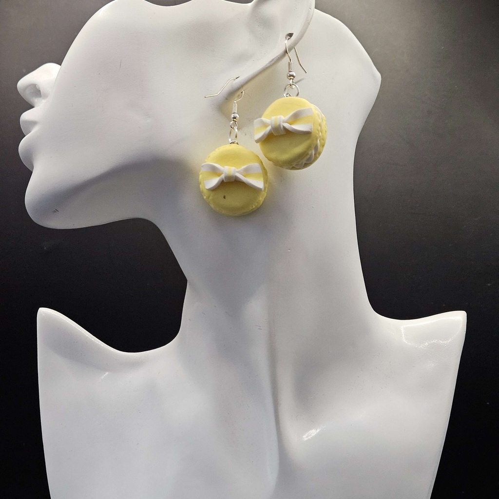 LemonMacaron | Polymerclay | Handmade | Women's Earrings