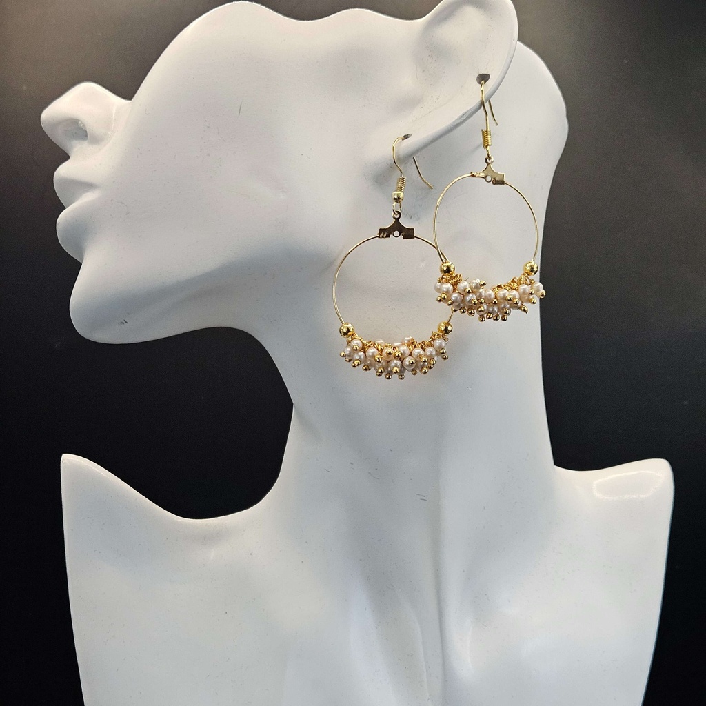 Pearl Halo | Premium Earrings