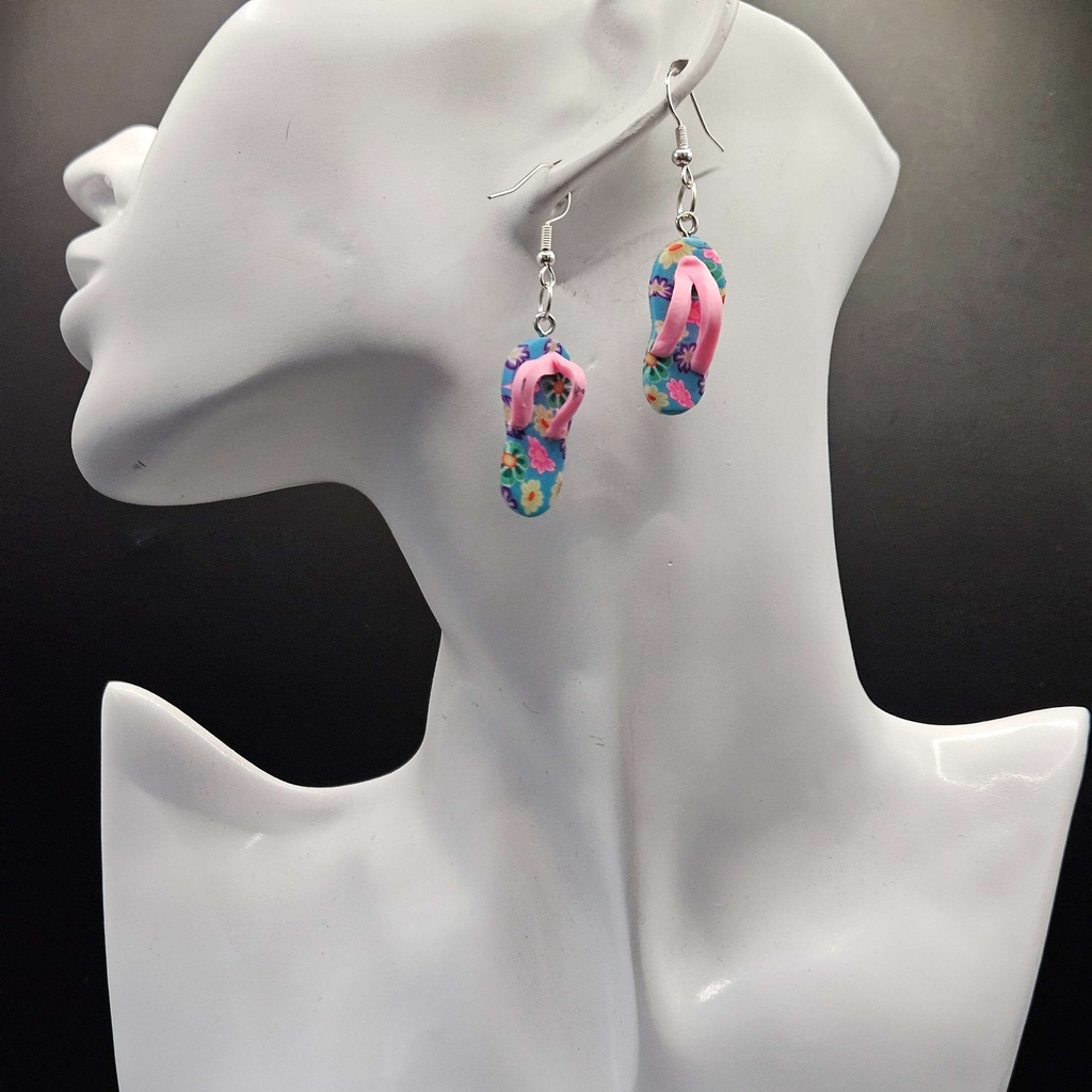 Palm Promenade | Polymerclay | Handmade | Women's Earrings