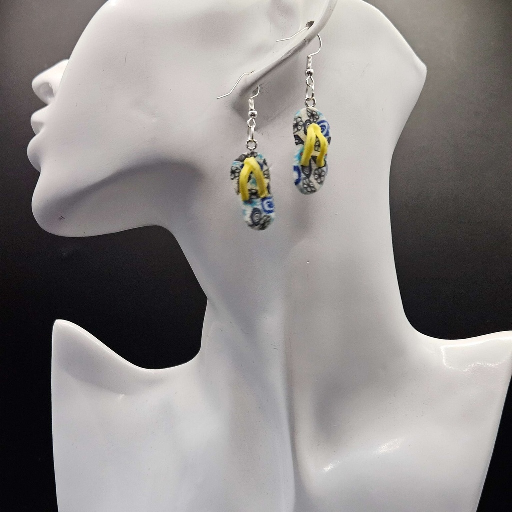 Shell Shuffle | Polymerclay | Handmade | Women's Earrings