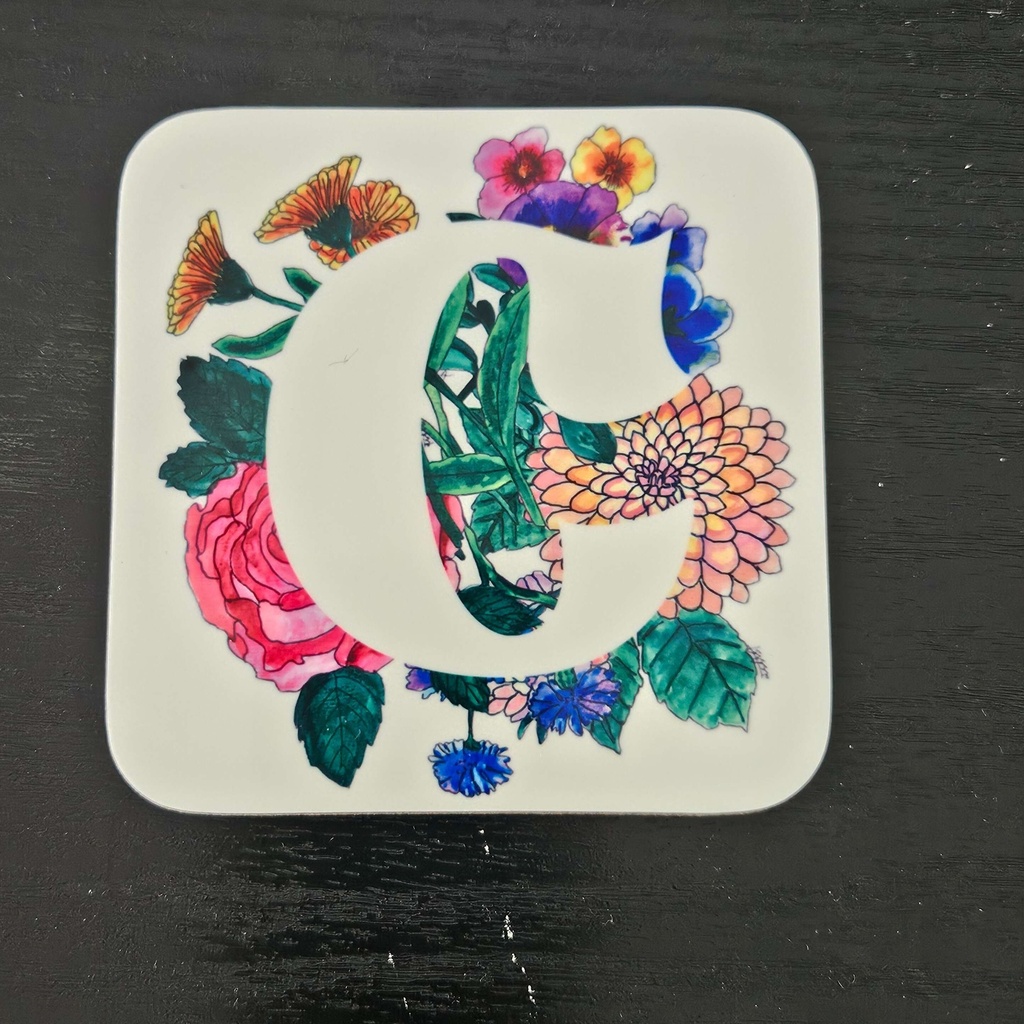 Bloom C | Square Coaster