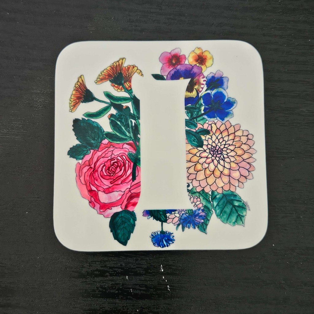 Bloom I | Square Coaster