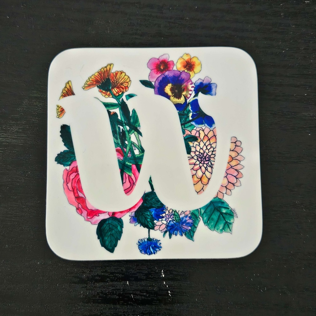 Bloom W | Square Coaster