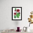 Peppy Petals - Tropaeolum-Majus - A5 Size TablePoster | 21 cm x 14.8 cm x 0.1 cm | Print on HQ Art Paper