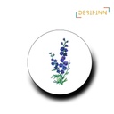 Delphinium Bliss | Floral Coaster