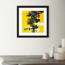 Fragments of Vivid Energy | 20 cm x 20 cm x 0.1 cm | Original Art on Rolled Canvas