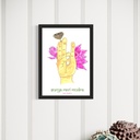 Yoga Mudra - Surya Ravi Mudra | 21 cm x 14.8 cm x 0.1 cm | A5 Table poster on HQ Art Paper