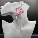 Bubblegum Swirl | Handmade Polymer Clay Earrings |  Women's Earrings