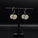 Apple Slice Hoops Earrings | Fruit Earrings |  Women's Earrings