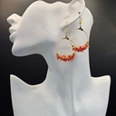 Crimson Bloom | Premium Earrings