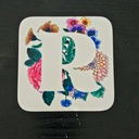 Bloom R | Square Coaster