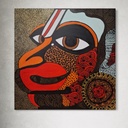 Sankat Mochan: The Remover of Troubles | 80 cm x 80 cm x 2 cm | Original Art on Stretched Canvas