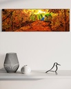 Autumn’s Whisper Through the Trees | 30 cm x 90 cm x 2 cm | Original Art on Stretched Canvas